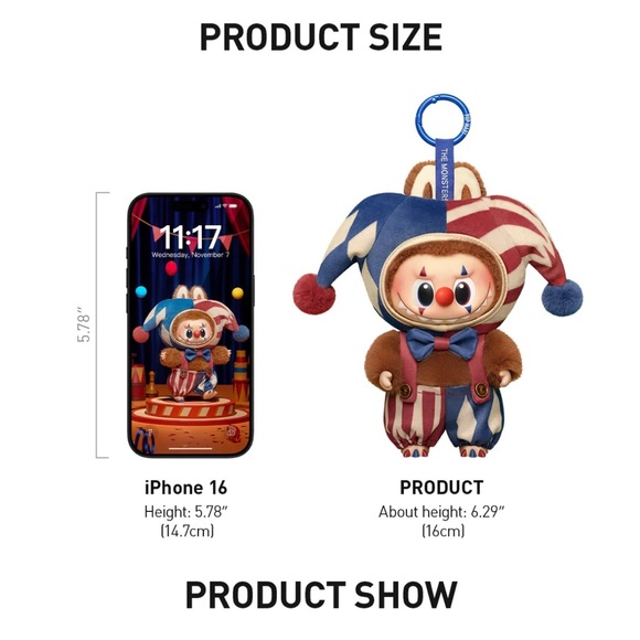 POP MART WHY SO SERIOUS Series-Vinyl Plush Pendant Blind Box - Crimson Dancer - Picture 11 of 14